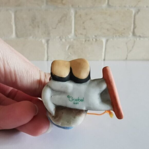 Sharing Christmas Sweets Berta Hummel Christmas Ornament Goebel Cute Kid Puppy - Picture 3 of 5